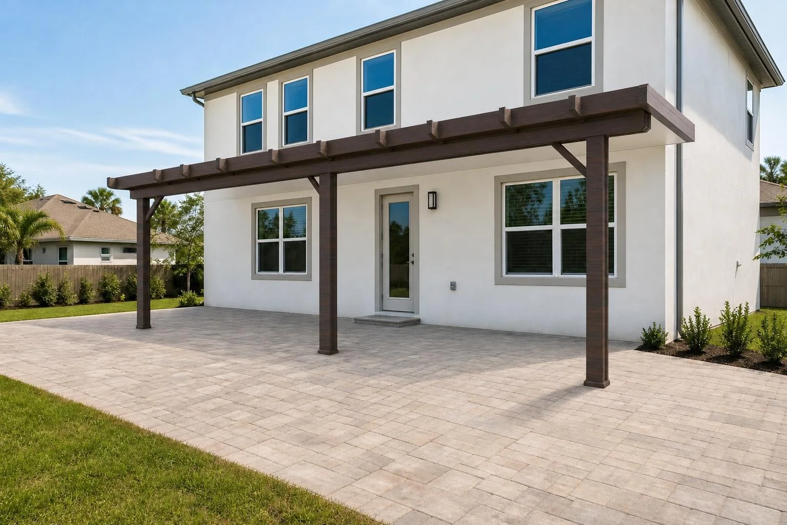 Wood pergolas